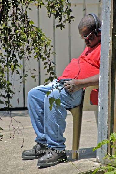 sleeping man graphic